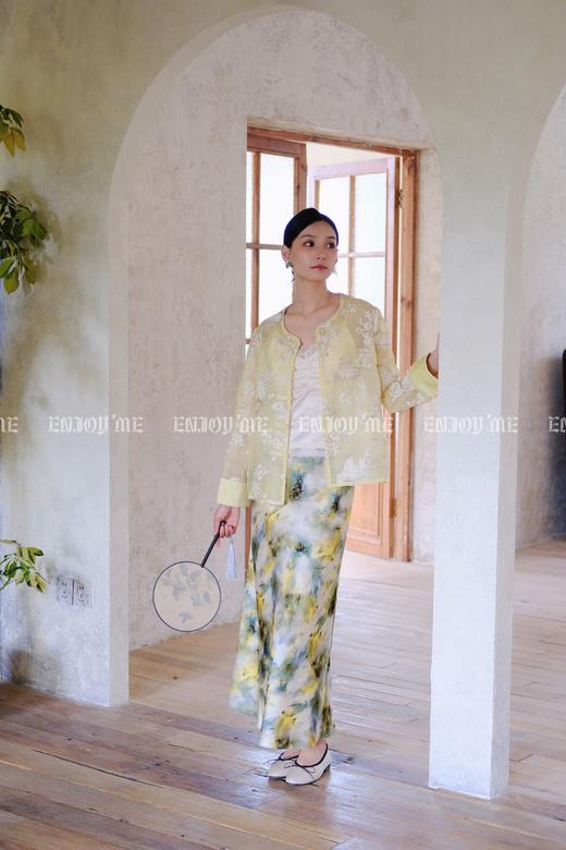 【门店同款】ENJOY夏季云敛-春光推盏花蝶共舞中式外套 162252518 商品图6