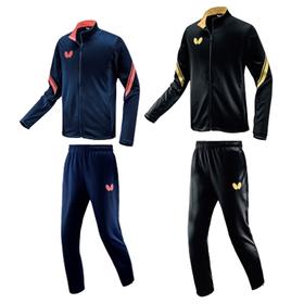 Butterfly蝴蝶乒乓球服WSW433冬季乒乓球运动服长袖长裤运动套服长袖套装（长袖+长裤）