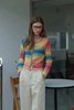 ANSUABEL 彩虹色渐变晕染针织开衫 20026 商品缩略图2