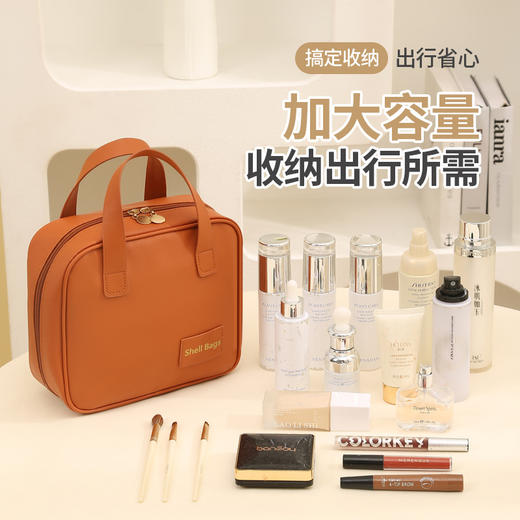 【整套运动装备！只需一包带走】化妆包大容量女新款旅行手提便携式洗漱化妆刷化妆品多层收纳袋包。ry 商品图0