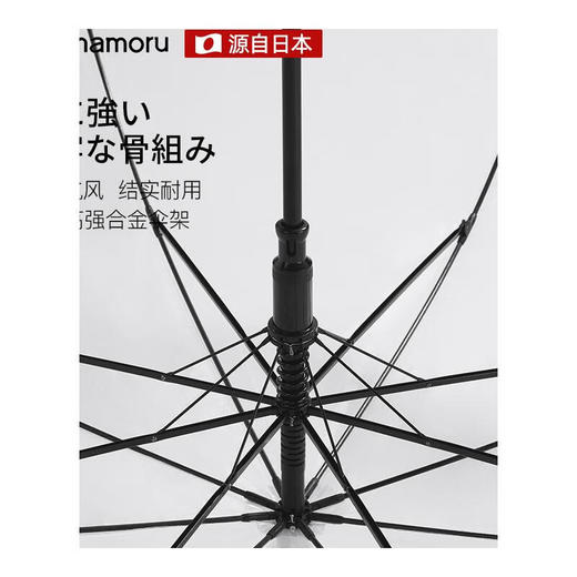 【分仓直发包邮】Mamoru弯把手（长柄）透明雨伞 商品图4