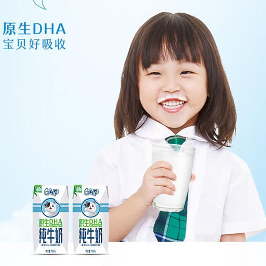 伊利QQ星原生DHA纯牛奶125ml*16盒 商品图7