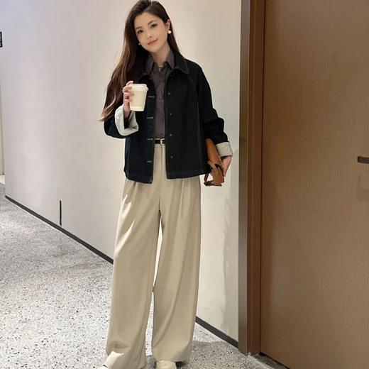 格桑米Gesamy卷边重工牛仔外套｜设计师款，气质文艺又减龄【3-7天发货】 商品图2