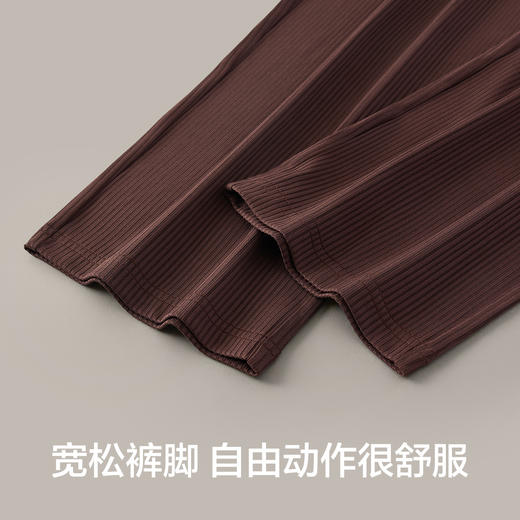 【清仓捡漏】【免穿文胸】【M-2XL】【有棵树】女士春夏清爽冰丝垂感坑条家居服套装 商品图12