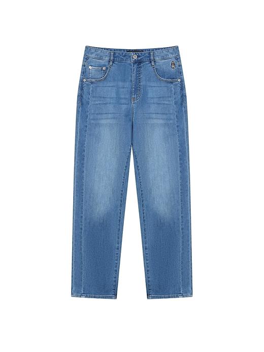 Teenie Weenie小熊简约牛仔裤女夏季女长裤TTTJ252401W 商品图3