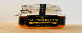 42°Bé黑蜂椴树蜜750g（反复吞吐）