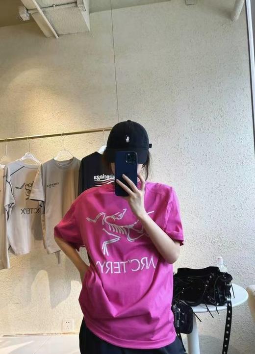 特调梅子色鸟家水洗纯棉短袖裙T 商品图3