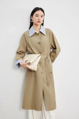 ESTELLICA 英伦风单排扣风衣外套 20184