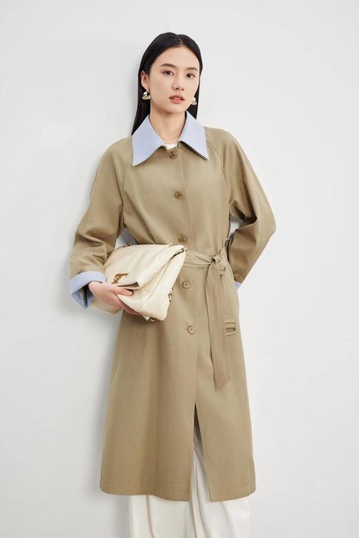 ESTELLICA 英伦风单排扣风衣外套 20184 商品图0