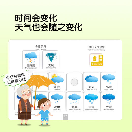 Pinwhee时间与天气忙碌贴（3岁及以上） 商品图2