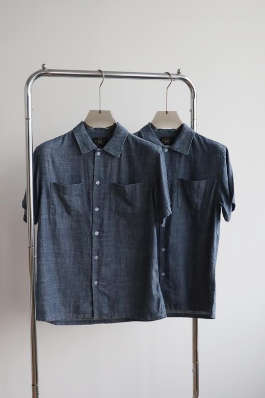 R.R.L 美式复古 棉麻混纺 短袖衬衫 TX417 商品图2