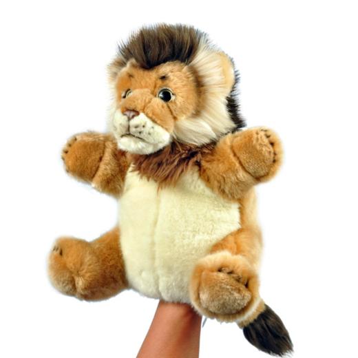 国家地理 毛绒玩具动物手偶 雄狮 10英寸 商品图0