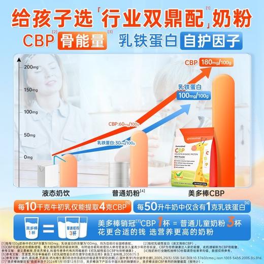 美多棒初乳碱性蛋白调制乳粉650g 商品图7