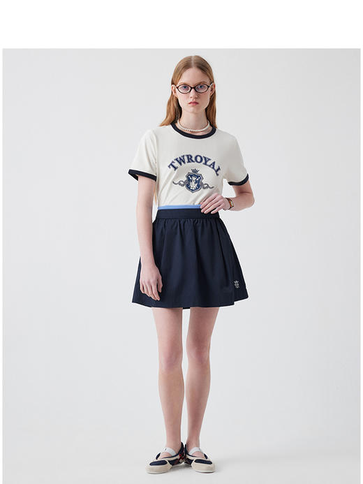 Teenie Weenie小熊字母圆领T恤女夏季女t恤TTRA252402W 商品图2