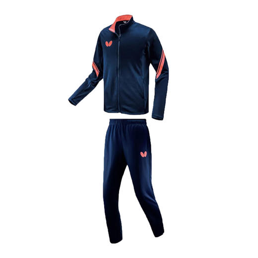 Butterfly蝴蝶乒乓球服WSW433冬季乒乓球运动服长袖长裤运动套服长袖套装（长袖+长裤） 商品图2