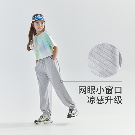 cicochild 2025年夏季新款亲子中大女童凉感防晒裤高弹透气运动裤 商品图3