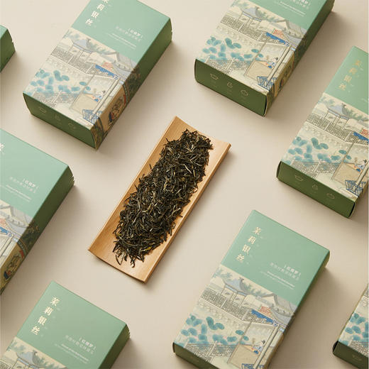 【红楼梦中茶 茉莉银丝】福建福安白茶与广西横县茉莉花窨制而成 商品图2