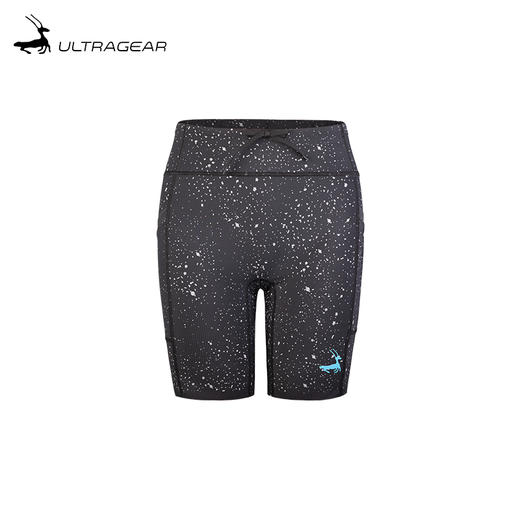 优极UG 星空·女款爽滑跑步紧身短裤 商品图0