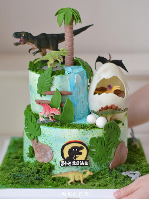 侏罗纪恐龙乐园 - 生日蛋糕 商品图1