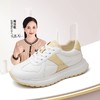 信诺真皮软底休闲运动女鞋2025春秋季新款百搭厚底轻便耐磨小白鞋X5C005-53 商品缩略图0