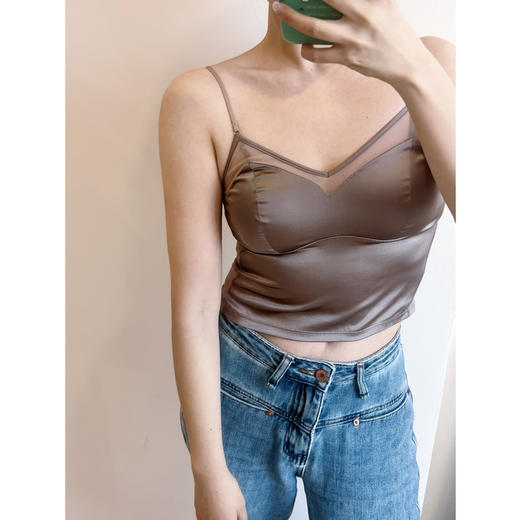 2503407       真丝 V领吊带 美背 商品图4