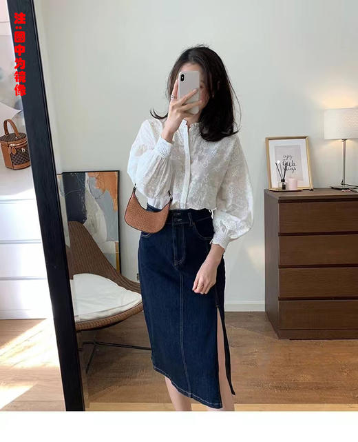 裁缝学苑AS236复古灯笼袖花边小立领衬衫纸样女装上衣衬衣打板图纸 商品图3