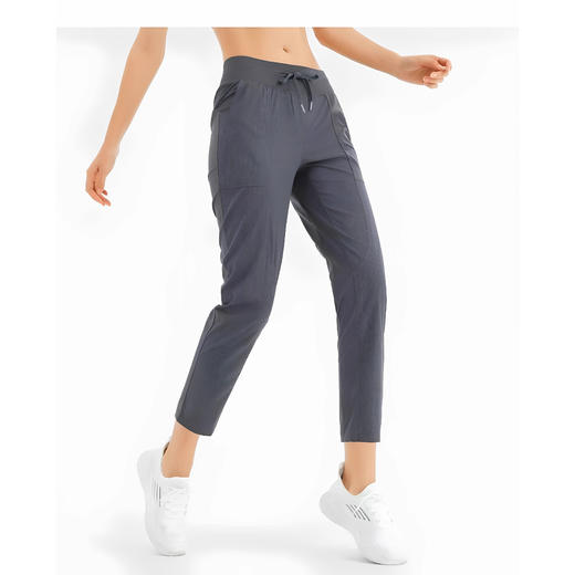 跃牌（呗咪纷纷系列）新品宽松运动裤七分裤女卫裤速干跑步健身裤YDK11 商品图0