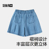 森马儿童短裤2025夏季新款纯棉牛仔裤女童裙裤宽松时尚百搭松紧腰 商品缩略图1
