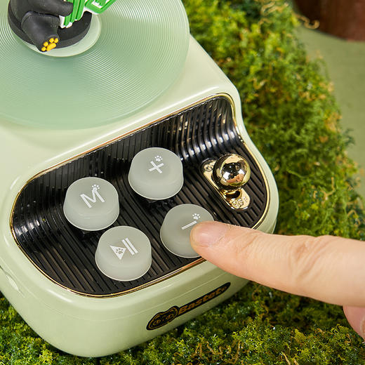 大英博物馆 巴斯特系列 萌猫复古仿黑胶蓝牙音响套装 发福 商品图3