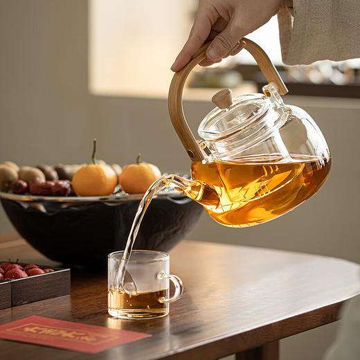 飞图乐（FTLY）围炉煮茶套装（陶瓷电陶炉+玻璃壶）黑色DTL0102 商品图5