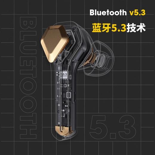 贱驴 009真无线TWS蓝牙5.3耳机 超低延迟手游平板游戏音乐充电仓 商品图1