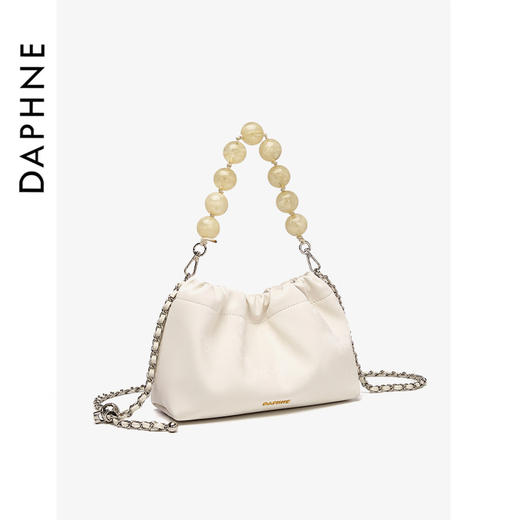 严选 | 达芙妮珍珠褶皱珍珠链条云朵腋下包DFN10205 商品图2