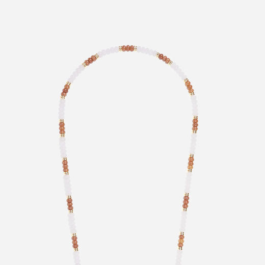 订购8周到｜La Coque Française-Joy White-玛瑙棕色 长款 手机链［法国设计师］ 商品图2