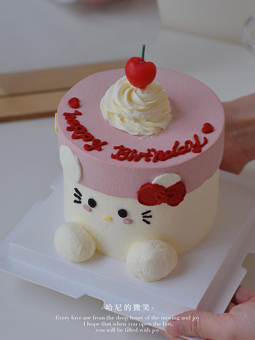 HelloKitty主题款 - 戚风水果生日蛋糕 商品图0