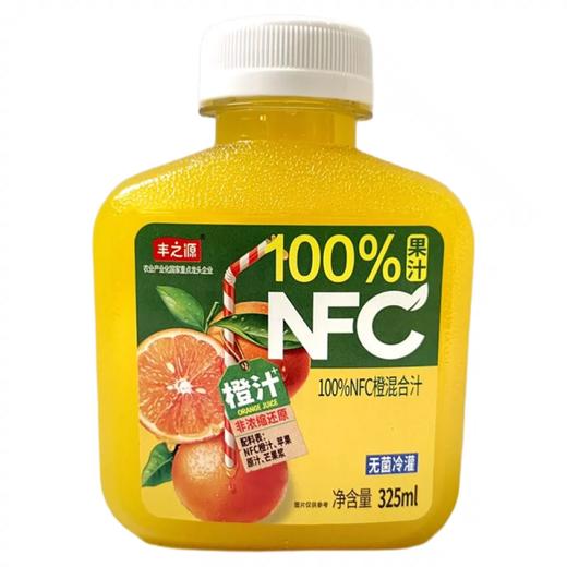 325ml丰之源100% NFC 苹果汁/橙混合汁/桃汁/葡萄汁 100% NFC果汁  0防腐剂 0人工色素 商品图2