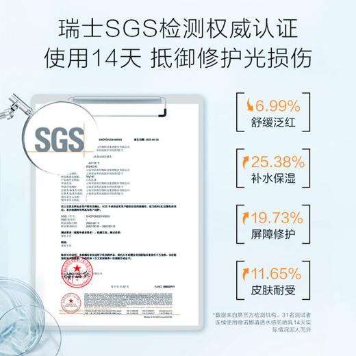 【品牌优选】薇诺娜50g清透水感防晒乳户外防水防汗SPF50PA+++ 商品图4