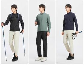 KL SPORT 可隆男士户外休闲TRICOT针织凉感防晒运动外套