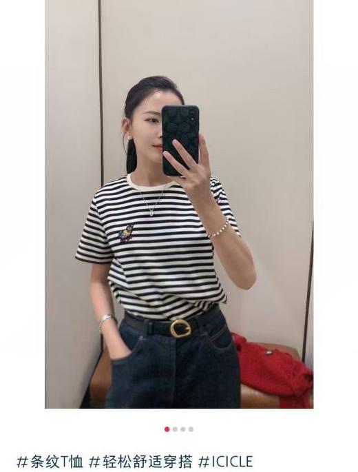 小禾原版原装福寿多条纹短袖T买一送一 商品图7