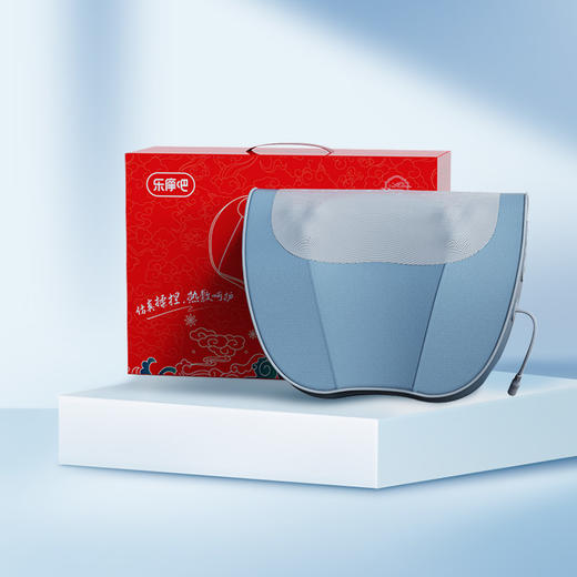 [甄选]【仿真揉捏 热敷呵护】乐摩吧 按摩枕 全身仿真揉捏推按 恒温热敷技术 3D仿真按摩 3档力度可调 3大模式可选 缓解颈椎腰酸痛 舒缓疲劳LMB-YJ02 商品图8