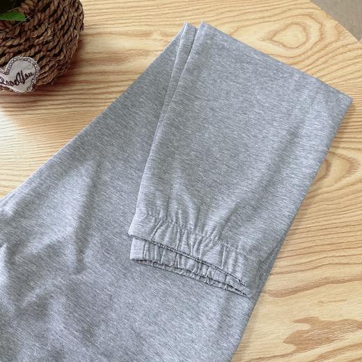 男装灰色松紧腰抽绳束脚休闲裤男士夏季基础款通勤卫裤  KDZC-S5515* 商品图1