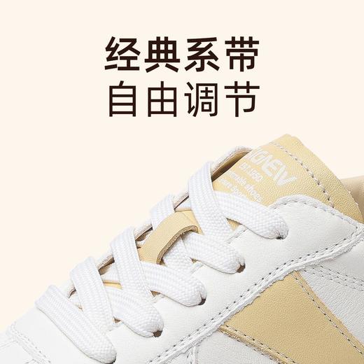 信诺真皮软底休闲运动女鞋2025春秋季新款百搭厚底轻便耐磨小白鞋X5C005-53 商品图3