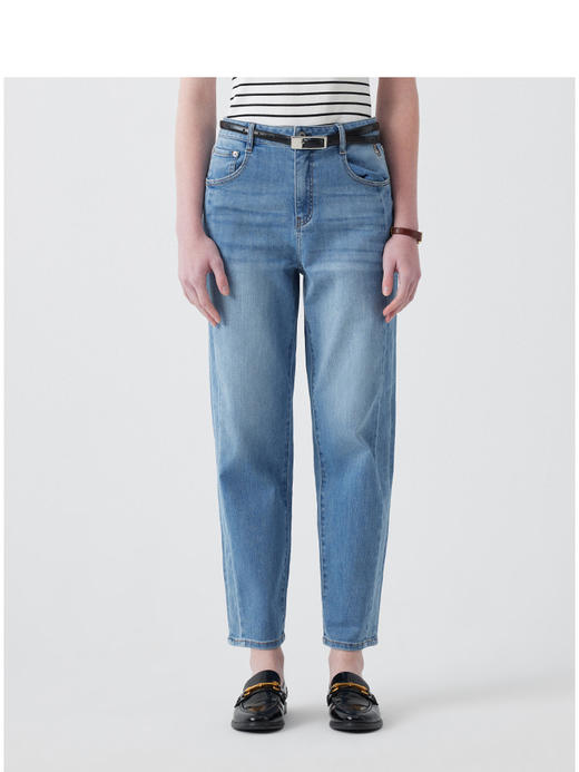 Teenie Weenie小熊简约牛仔裤女夏季女长裤TTTJ252401W 商品图1
