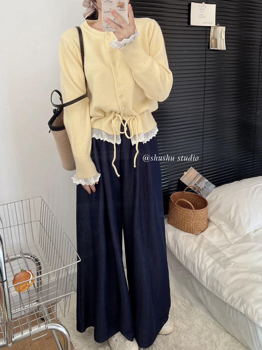 荷叶奶呼呼开衫 商品图2