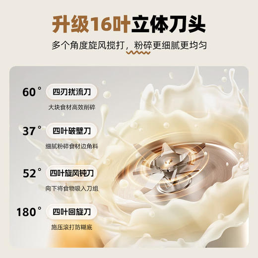 蓝宝 1.2L柔音豆浆机   破壁豆浆机 BP-SM08S 商品图7