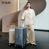 【新锋锐线雕凌波箱】卡拉羊鎏金材质防刮耐磨纯PC大深舱魔方体行李箱CX8128 商品缩略图12