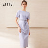 【气质钻链极简连衣裙】EITIE爱特爱优雅通勤收腰显瘦夏新款B2507676 商品缩略图3