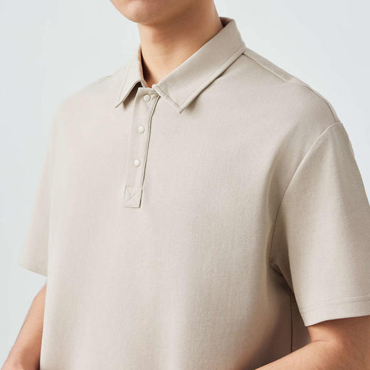 墨麦客男装2024夏季新款纯色凉感短袖POLO衫男士翻领薄款T恤71179 商品图2