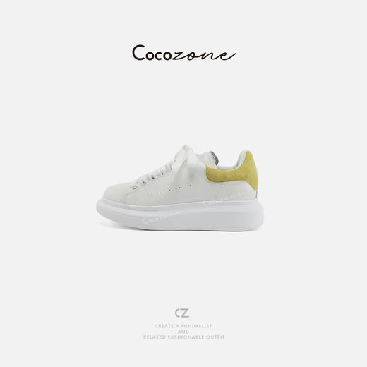 COCO ZONE 刘一一 2025厚底百搭系带通勤女式休闲鞋 CD2A0801 商品图0