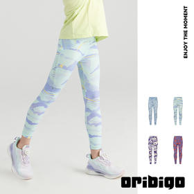【清仓款】oribigo 儿童高弹力印花打底裤