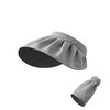 觅雨女士空顶折叠贝壳帽深灰4736 商品缩略图0